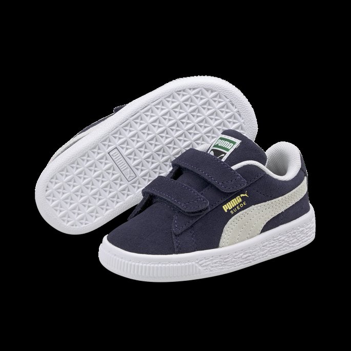 Semsket Skinn Klassiske Xxi Ac Småbarnssko Puma På Tilbud Peacoat-hvit