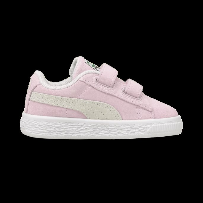 Rosa Dame-hvit Semsket Skinn Klassiske Xxi Babysneakers Puma På Tilbud