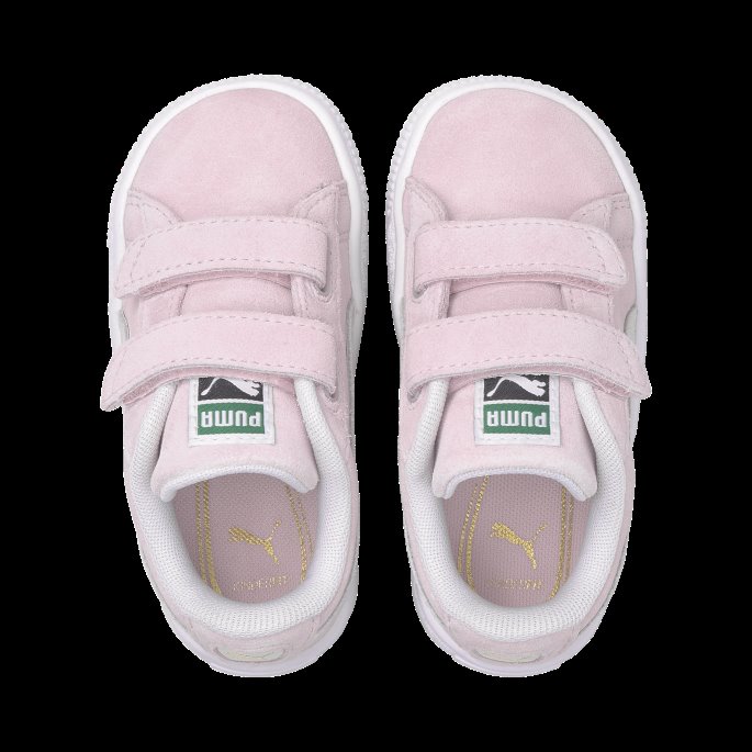 Semsket Klassisk Xxi Babysko Rosa Dame-hvit Puma På Tilbud