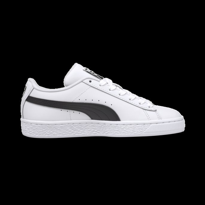Puma På Tilbud Kurv Klassiske Xxi Ungdomstrenere Hvit-svart