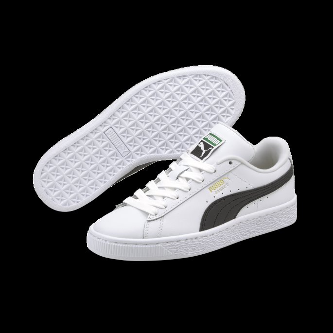 Kurv Klassiske Xxi Sneakers Store Barn Puma På Tilbud Hvit-svart
