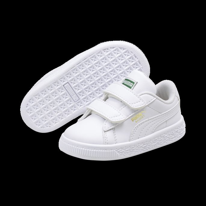 Puma På Tilbud Kurv Klassiske Xxi Babyjoggesko Hvit-hvit