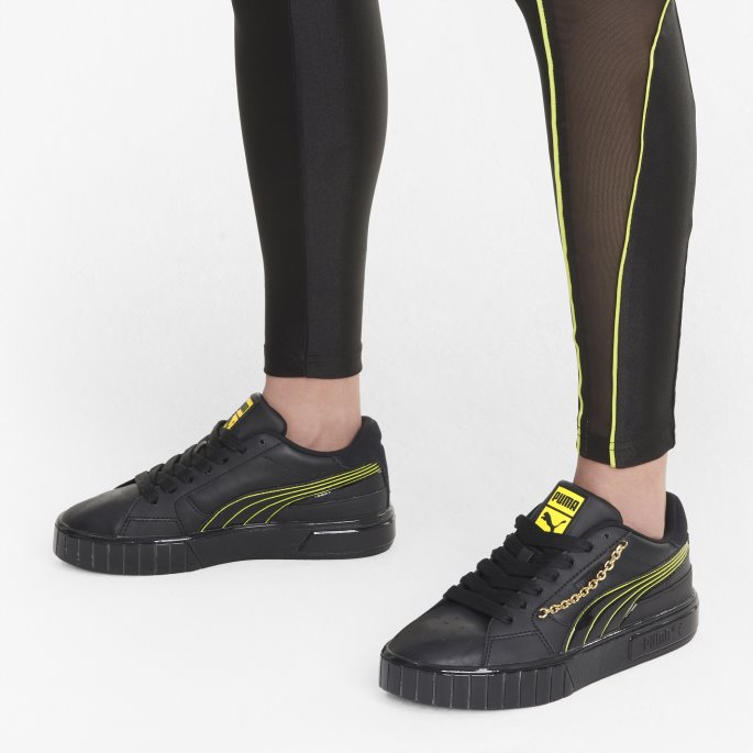 Sort-nrgy Gul Puma På Tilbud Cali Star Dark Dreams Dame Joggesko