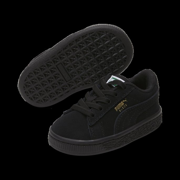Semsket Klassiske Xxi Babysko Puma På Tilbud Svart-svart
