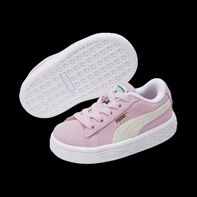 Semsket Klassiske Xxi Småbarnssko Rosa Dame-hvit Puma På Tilbud
