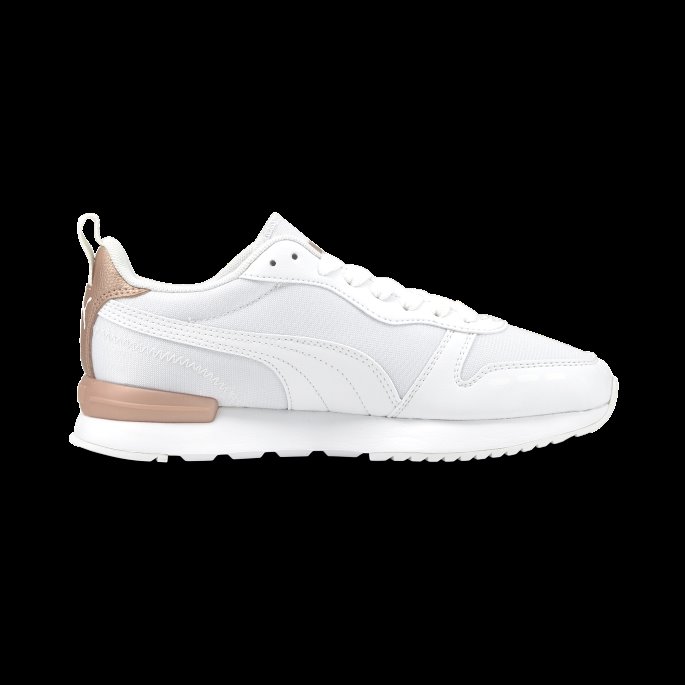 R78 Metallic Pop Joggesko For Kvinner Hvit-hvit-rosa Gull Puma På Salg