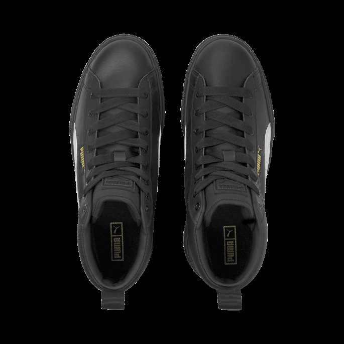 Svart-hvit Mayze Mid-sneakers For Kvinner Puma På Salg