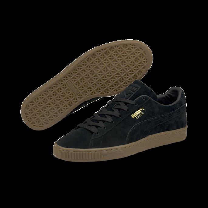 Semsket Tannkjøttsko Black-gum Puma På Salg
