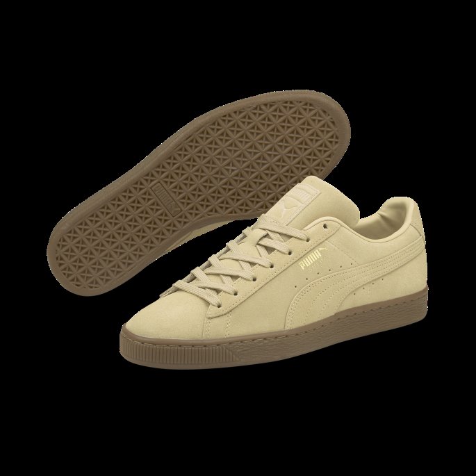 Puma På Tilbud Pebble-gum Semsket Tyggegummi Menns Joggesko