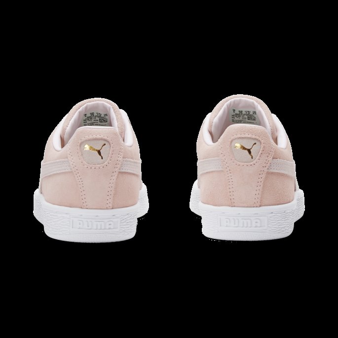 Puma På Tilbud Semsket Skinn Klassiske Xxi Joggesko For Kvinner Ferskenskinn-hvit