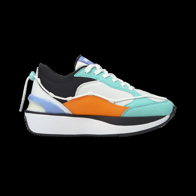 White-elektro Aqua Cruise Rider Blonder Dame Joggesko Puma På Tilbud