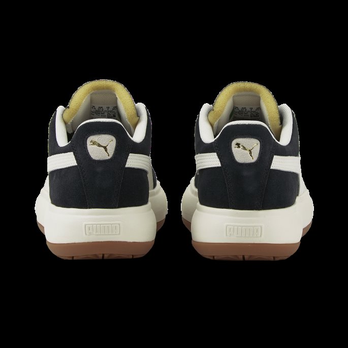 Black-marshmallow-gum 3 Puma På Tilbud Semsket Skinn Mayu Up Dame Joggesko
