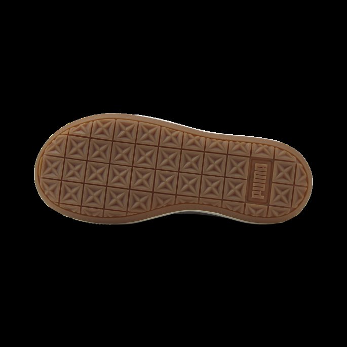 Semsket Skinn Mayu Up Kvinners Joggesko Black-marshmallow-gum 3 Puma På Tilbud