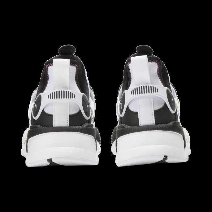 Hvit-svart Puma På Tilbud Rs-x T3ch Overload Joggesko