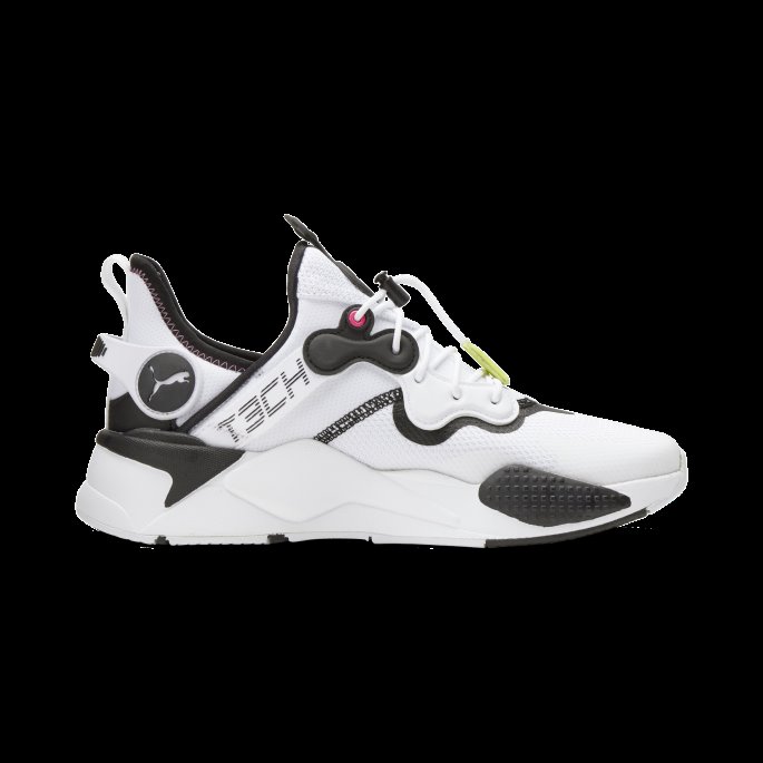 Hvit-svart Puma På Tilbud Rs-x T3ch Overload Joggesko