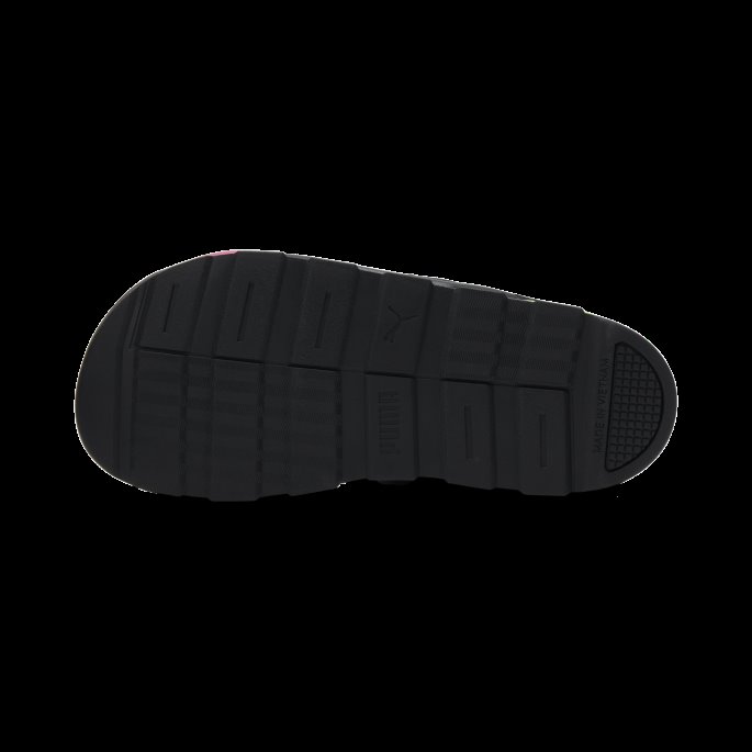 Puma På Tilbud Rs-sandal Gid Damesandaler Svart-sjokkerende Rosa-brusende Lime