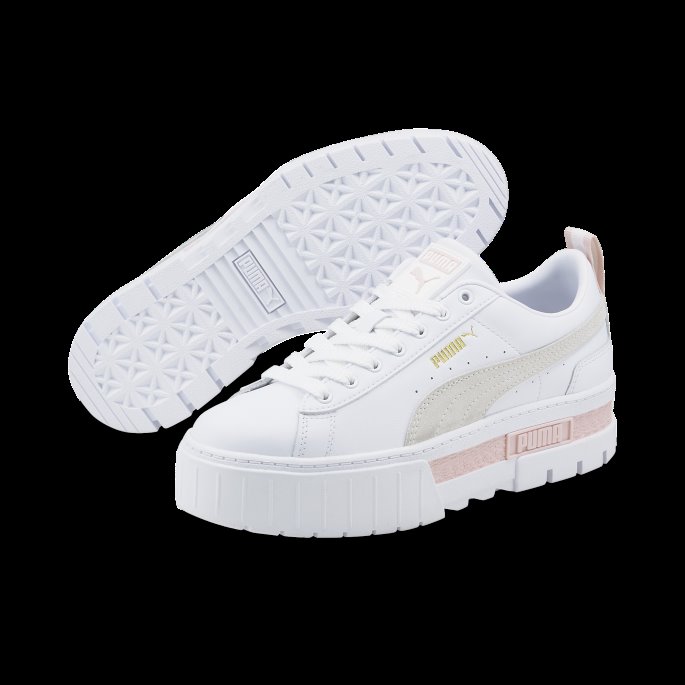 Mayze Joggesko For Kvinner Hvit-marshmallow Puma På Salg