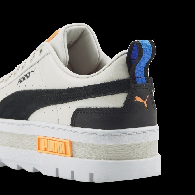 Grå-svart-neon Sitrus Puma På Tilbud Mayze Joggesko For Kvinner