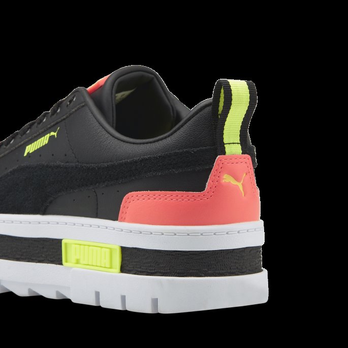 Mayze Joggesko For Kvinner Svart-svart-lime Squeeze Puma På Tilbud