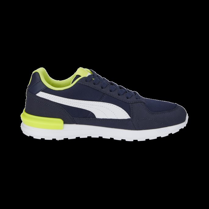 Peacoat-white-light Lime Puma På Salg Graviton Ungdomstrenere