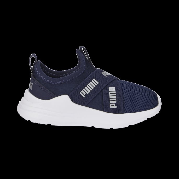 Wired Run Slip-on Småbarnssko Puma På Tilbud Norge Peacoat-silver