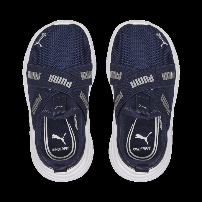 Wired Run Slip-on Småbarnssko Puma På Tilbud Norge Peacoat-silver