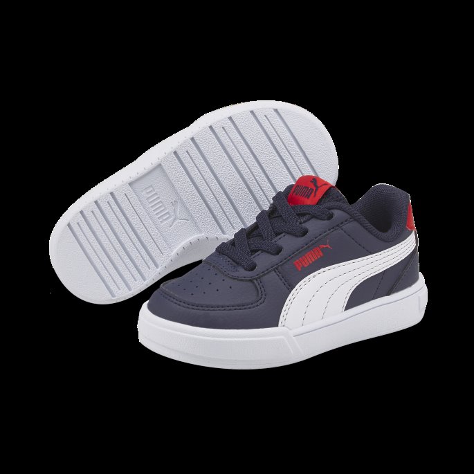 Peacoat-white-high Risk Rød Puma På Tilbud Caven Ac Babysko