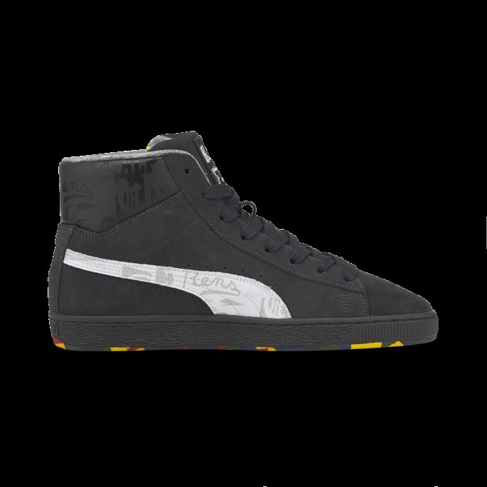 Black Fives Semsket Herre Joggesko Puma På Tilbud Phantom Black-white