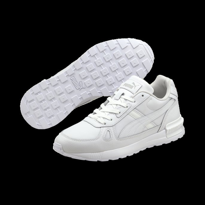 Puma På Tilbud Graviton Pro L Joggesko Hvit-hvit-grå Fiolett