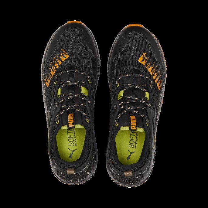 Pacer Future Trail Joggesko Svart-svart-oransje Murstein Puma På Tilbud