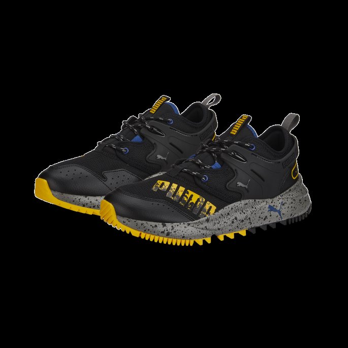 Puma På Tilbud Pacer Future Trail Joggesko Svart-svart-spektra Gul