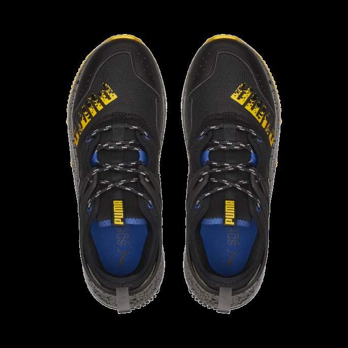 Puma På Tilbud Pacer Future Trail Joggesko Svart-svart-spektra Gul