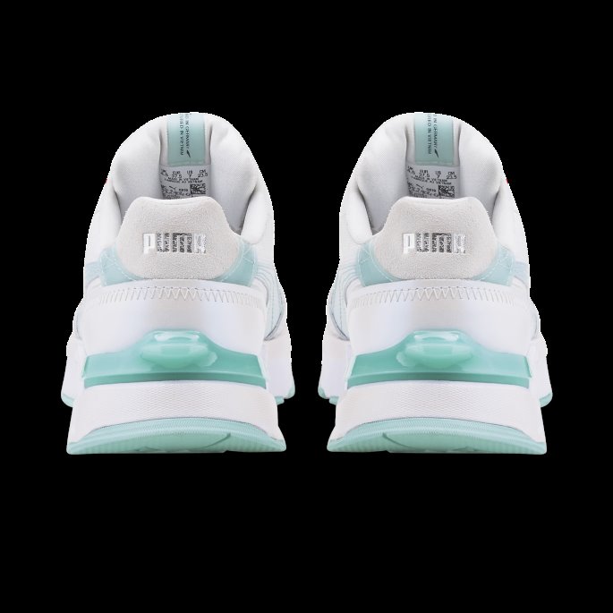 Mirage Sport Glow Dame Joggesko Puma På Tilbud Hvit-eggskall Blå