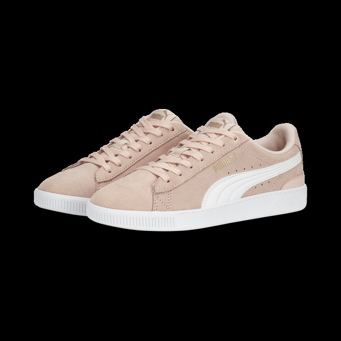 Vikky V3 Damesko Rosa Støv-hvit-gull Puma På Tilbud
