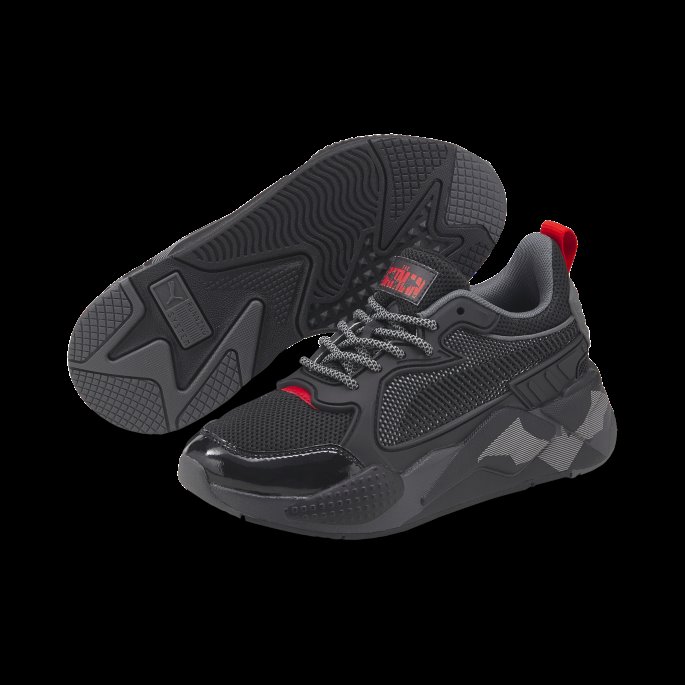 Puma På Tilbud X Batman Rs-x Joggesko Store Barn Svarte