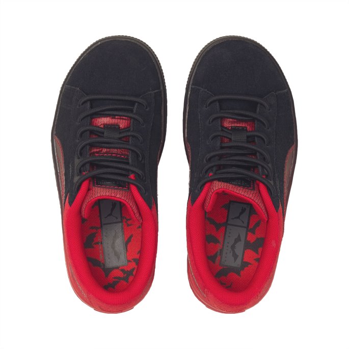 Puma På Tilbud X Batman Semsket Skinn Klassiske Batman Små Barnesko Svart