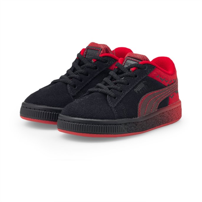 Puma På Tilbud X Batman Semsket Skinn Klassiske Batman Småbarnssko Svart