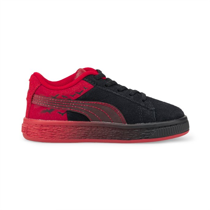 Puma På Tilbud X Batman Semsket Skinn Klassiske Batman Småbarnssko Svart