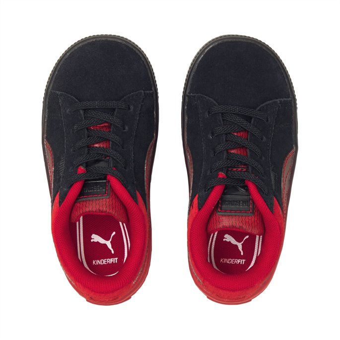 Puma På Tilbud X Batman Semsket Skinn Klassiske Batman Småbarnssko Svart