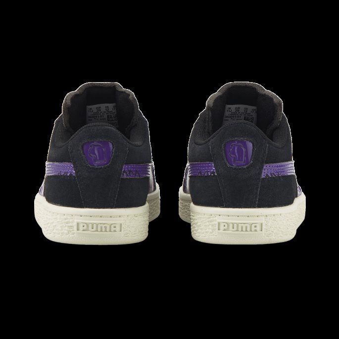 Puma På Tilbud X Batman Semsket Skinn Klassiske Catwoman Små Barnesko Svart