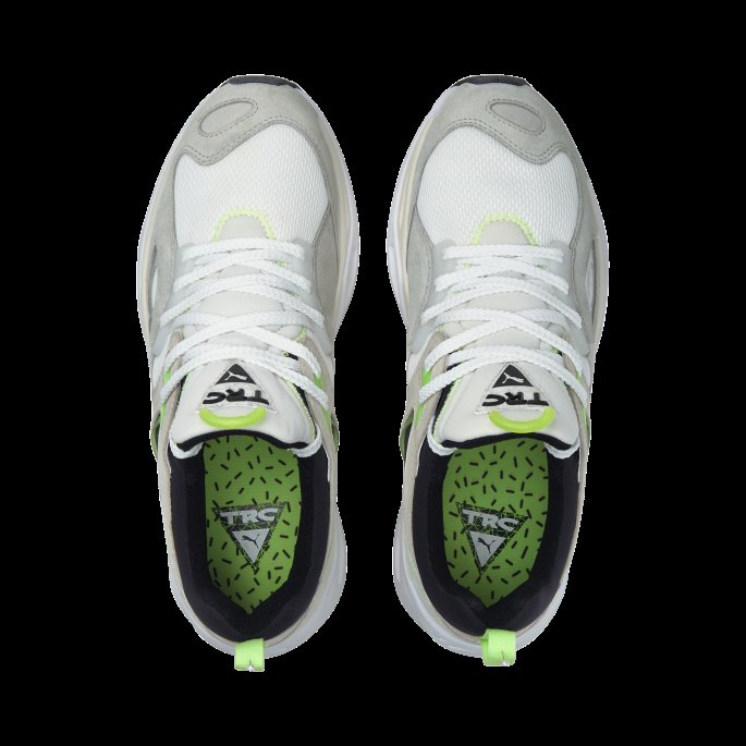 Trc Blaze The Triangle Joggesko Hvit-nimbus Sky-grønn Glare Puma På Tilbud