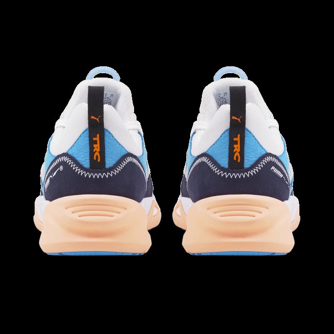 Hvit-peacoat-pulserende Oransje Trc Blaze The Triangle Trainers Puma På Tilbud