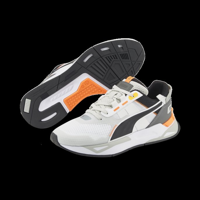 Hvit-svart-castlerock Mirage Sport Tech Joggesko Puma På Salg
