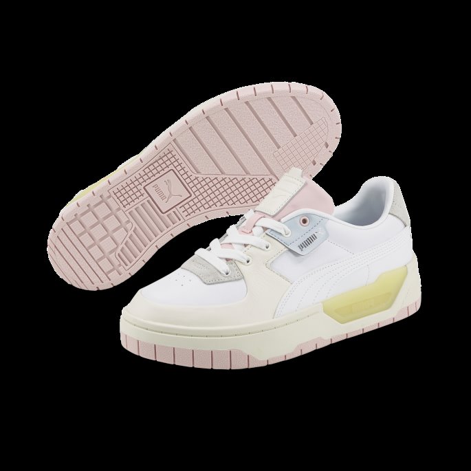 Puma På Tilbud Cali Dream Dame Joggesko Hvit-marshmallow-kritt Rosa