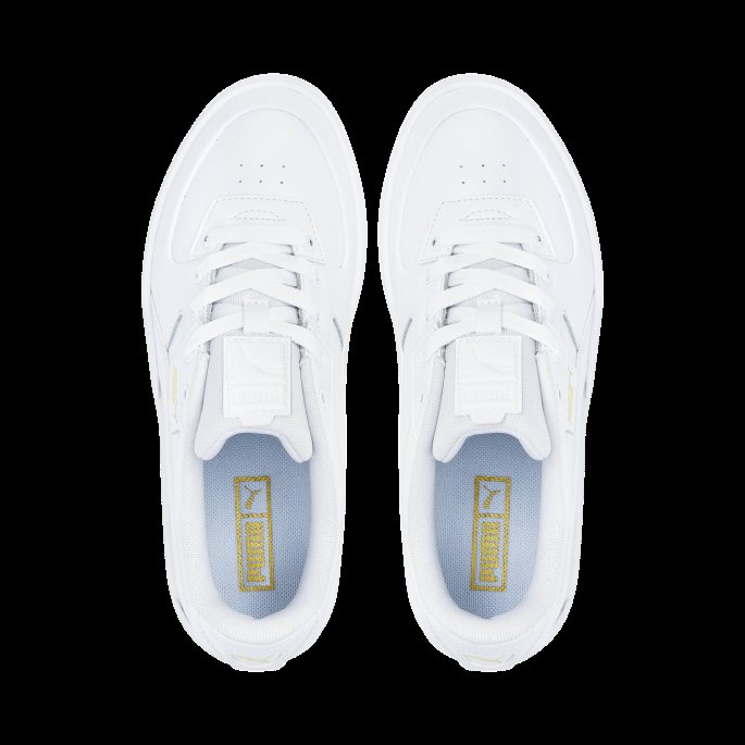 Hvit Cali Dream Leather Dame Joggesko Puma På Salg
