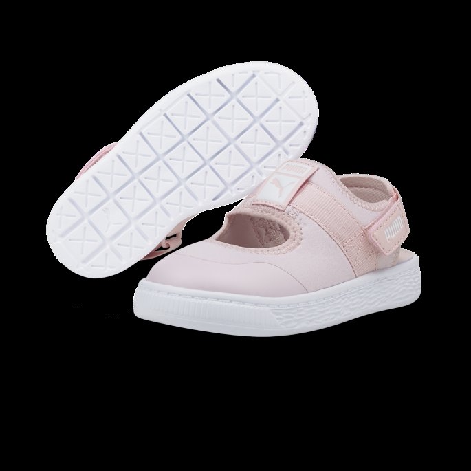 Light-flex Sommer Babysko Kritt Rosa-hvit Puma På Tilbud