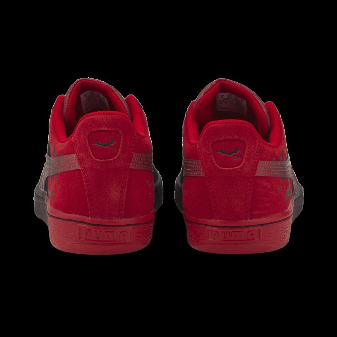 Puma På Tilbud X Batman Semsket Klassiske Sneakers Svart-barbados Kirsebær