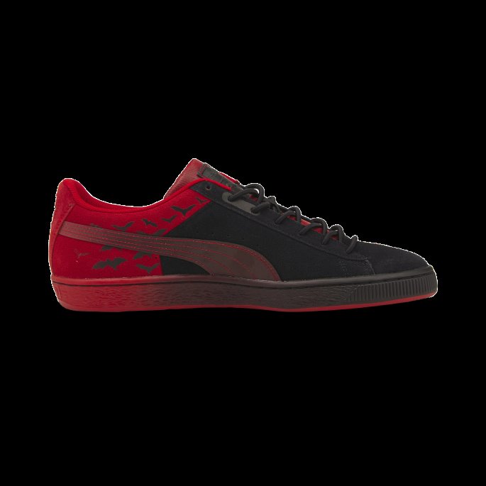 Puma På Tilbud X Batman Semsket Klassiske Sneakers Svart-barbados Kirsebær