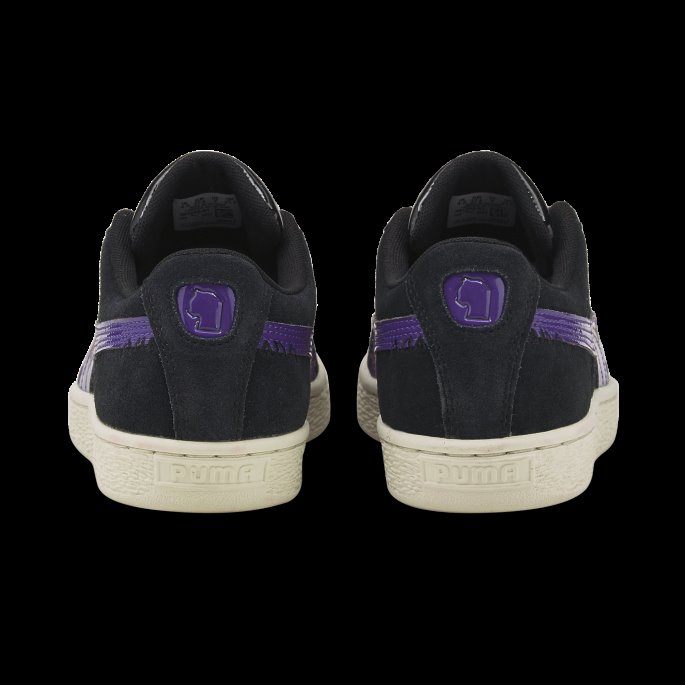 Puma På Tilbud X Batman Catwoman Semsket Skinn Klassiske Joggesko For Kvinner Black-heliotrope