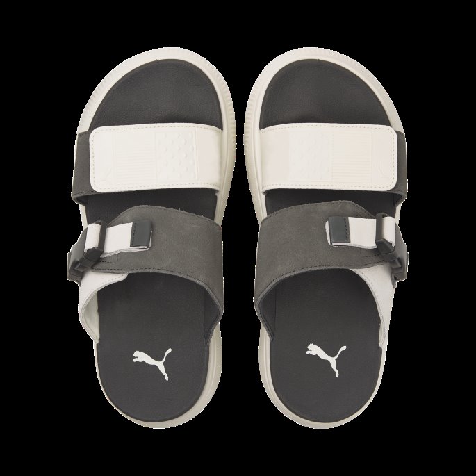 Marshmallow-shadow-elfenben Glød Semsket Skinn Mayu Damesandaler Puma På Salg